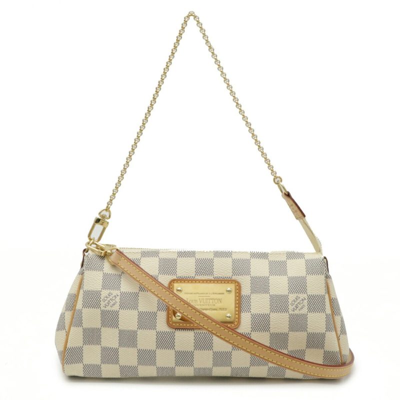 Louis Vuitton Damier Azur Eva Chain Bag Shoulder N55214 - Logoexplore