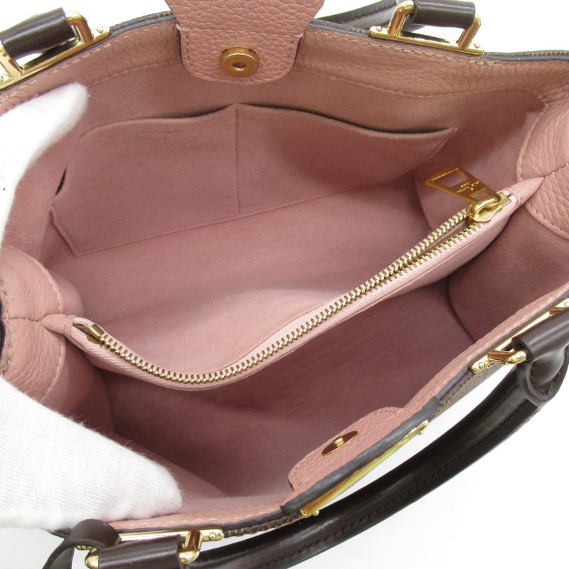 LOUIS VUITTON Brittany Shoulder Bag Brown Magnolia Damier PVC coated canvas N41674 - Logoexplore - Image 5