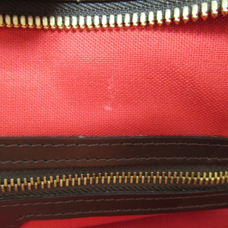 LOUIS VUITTON Chelsea Tote Bag Brown Ebene Damier PVC coated canvas N51119 - Logoexplore - Image 10