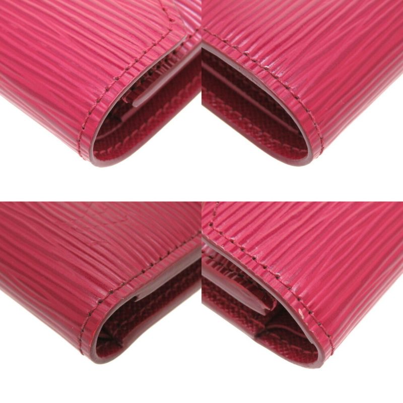 LOUIS VUITTON Epi M62171 Portefeuil Victorine Fuchsia 3-fold wallet - Logoexplore - Image 6