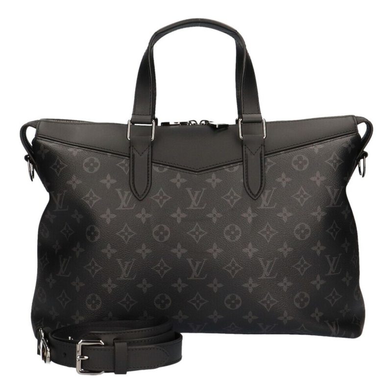 Louis Vuitton Explorer Eclipse Shoulder Bag Monogram Canvas Black Unisex - Logoexplore