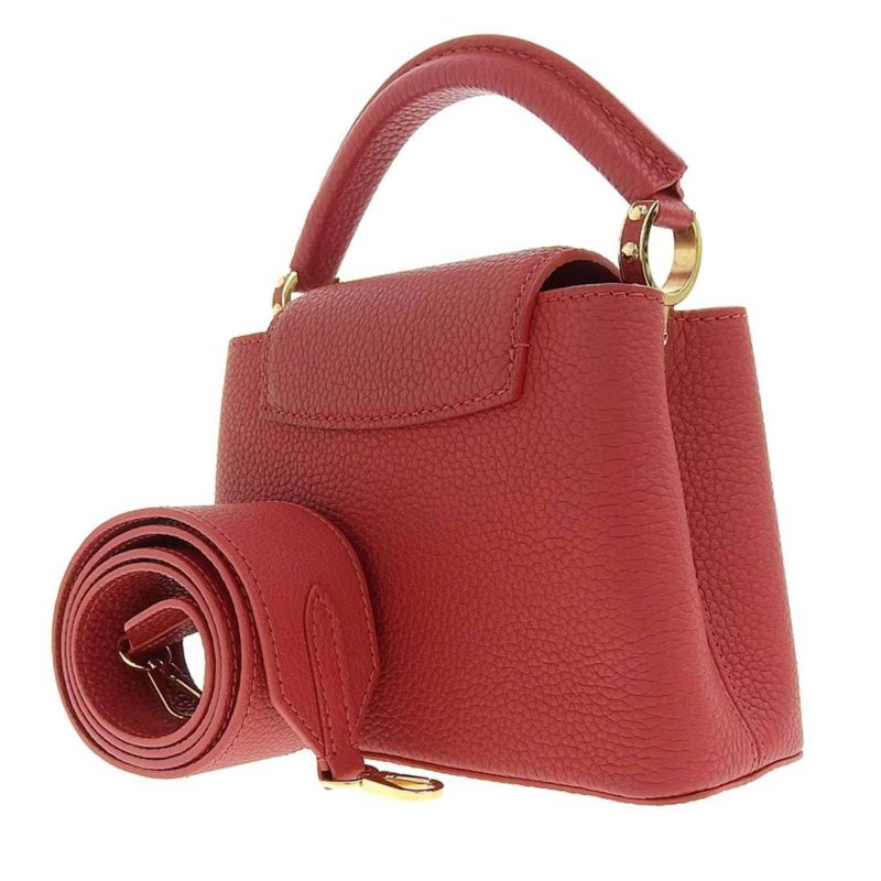 LOUIS VUITTON Capucine Mini Bag Taurillon Leather Scarlet M56845 - Logoexplore - Image 2