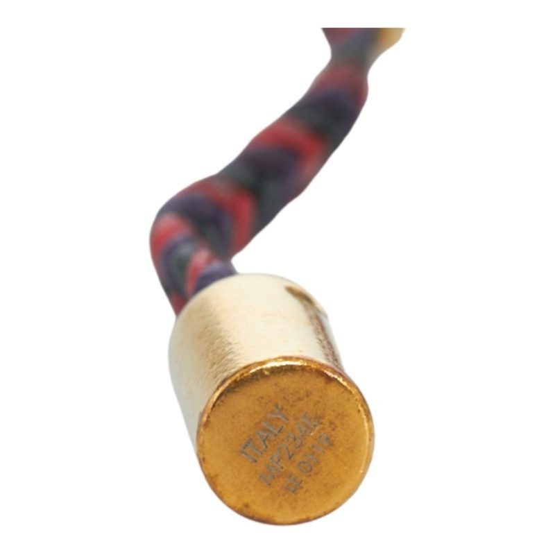 LOUIS VUITTON Brass Reflex Friendship Bangle Bracelet MP234E Red Black Gold Leather Women's - Logoexplore - Image 7