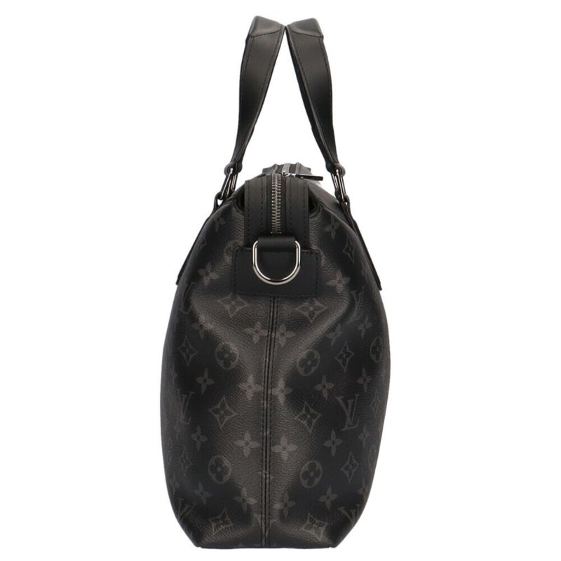 Louis Vuitton Explorer Eclipse Shoulder Bag Monogram Canvas Black Unisex - Logoexplore - Image 4