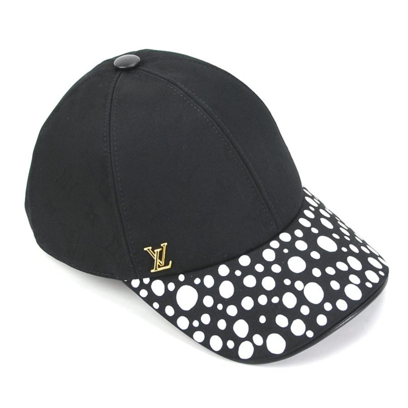 LOUIS VUITTON Cap LV × YK Infinity Dot Cotton Black Unisex M7069L - Logoexplore