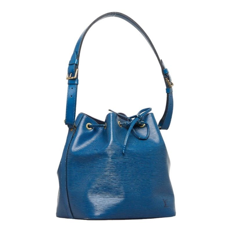 LOUIS VUITTON Epi Petinoe Shoulder Bag M44105 Toledo Blue Leather Women's - Logoexplore - Image 3