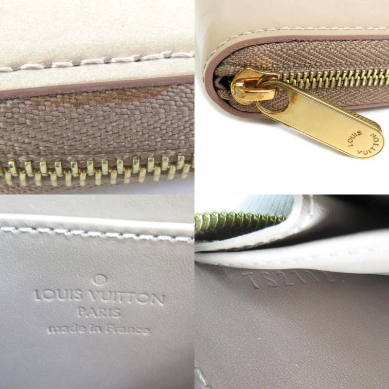LOUIS VUITTON Coin Case Monogram Vernis Zippy Purse Beige Poodle Unisex M91762 - Logoexplore - Image 5