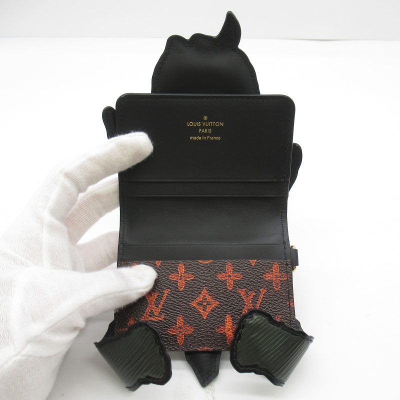 LOUIS VUITTON dog card holder Black Black Epi leather M63897 - Logoexplore - Image 5