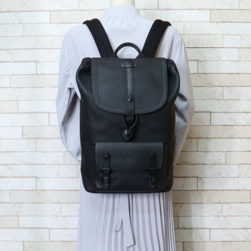 LOUIS VUITTON Christopher Backpack Rucksack/Daypack Leather Unisex - Logoexplore - Image 2