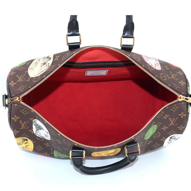 LOUIS VUITTON Fornasetti Monogram Cameo Keepall Bandouliere 45 Boston Shoulder Bag M59261 RFID - Logoexplore - Image 6