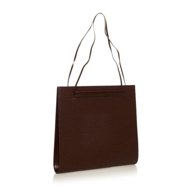 Louis Vuitton Epi Saint-Tropez Handbag Shoulder Bag M5246D Mocha Brown Leather Women's LOUIS VUITTON - Logoexplore - Image 2