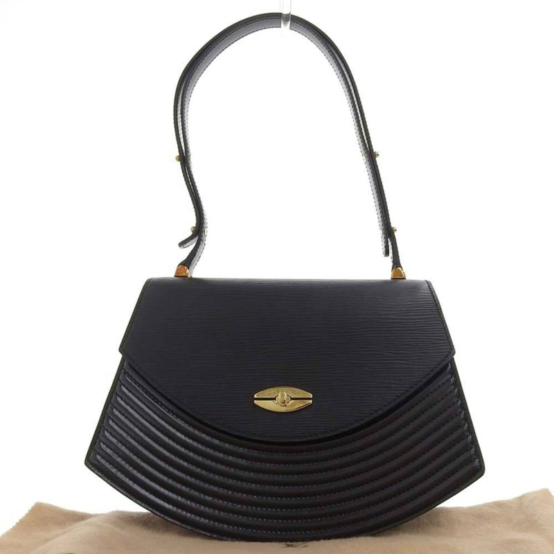 Louis Vuitton Epi Tilsit Vintage Handbag Noir Black M52482 - Logoexplore