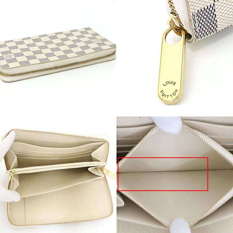 LOUIS VUITTON Damier Azur Zippy Organizer Round Long Wallet N60012 - Logoexplore - Image 3