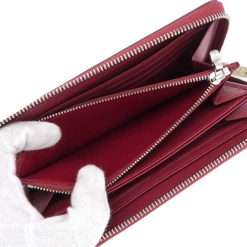 Louis Vuitton Epi Zippy Wallet Round Zipper Long Carmine M60304 - Logoexplore - Image 4