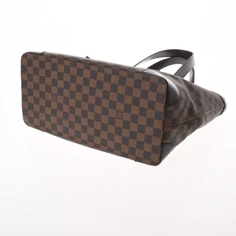 LOUIS VUITTON Damier Hampstead MM Brown N51204 Women's Canvas Handbag - Logoexplore - Image 5
