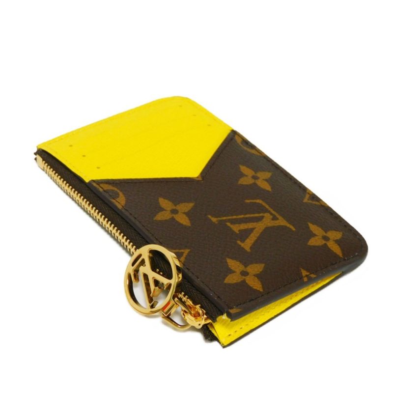 LOUIS VUITTON Coin Case Card Porte Culte Romy LV Circle Flower Yellow Monogram Jaune M81882 Men's Women's Wallet - Logoexplore - Image 4