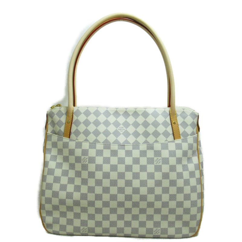 LOUIS VUITTON Figueri GM Beige Damier Azur PVC coated canvas N41175 - Logoexplore - Image 3