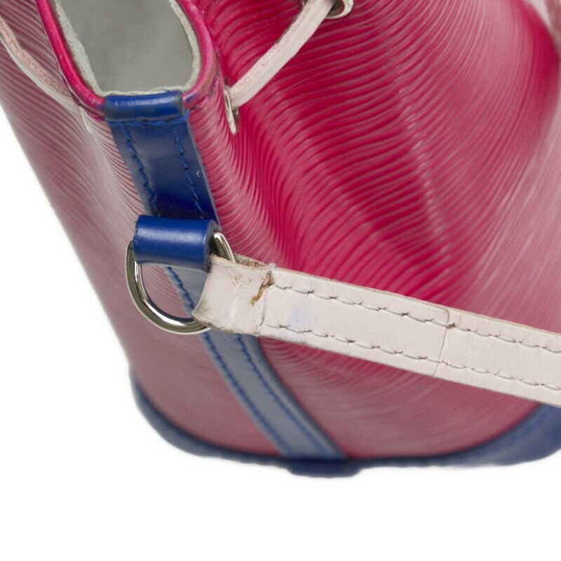 LOUIS VUITTON Epi Nano Noe Shoulder Bag M42502 Pink Navy PVC Leather Women's - Logoexplore - Image 6