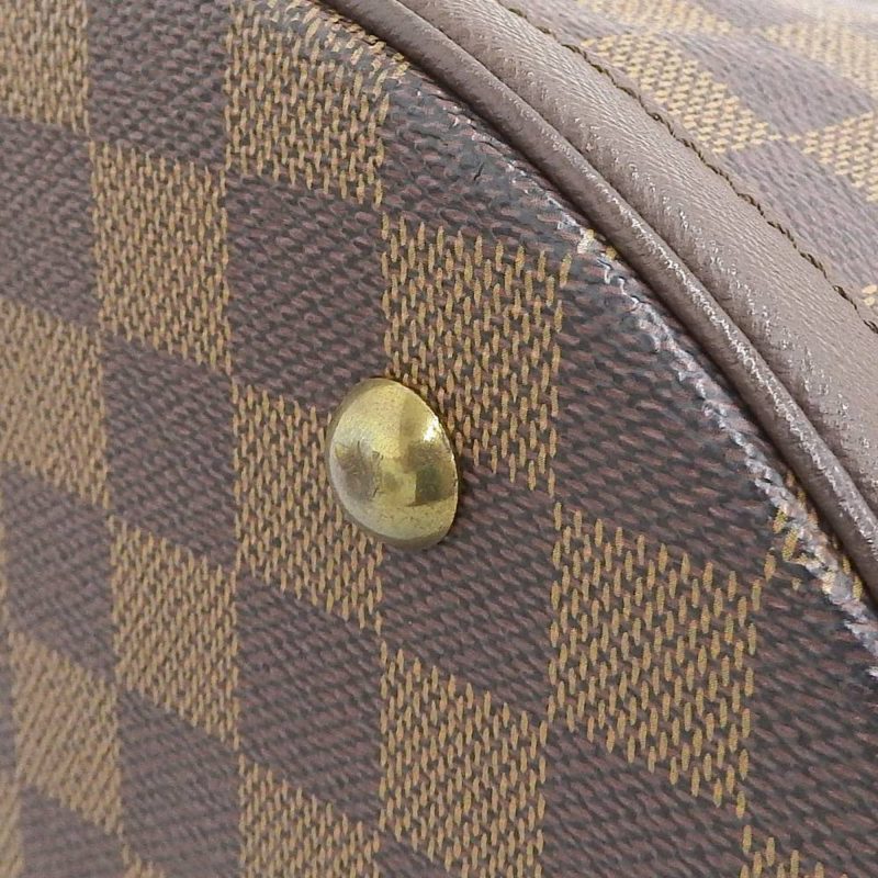 LOUIS VUITTON Damier Male Tote Bag Bucket Handbag Ebene N42240 - Logoexplore - Image 5