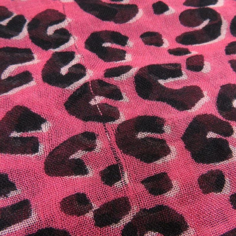 LOUIS VUITTON Etor leopard print stole cashmere/silk ladies - Logoexplore - Image 8
