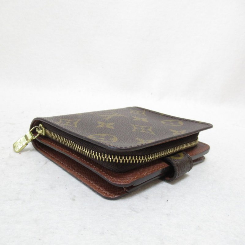 LOUIS VUITTON compact zip wallet Brown Monogram PVC coated canvas M61667 - Logoexplore - Image 4