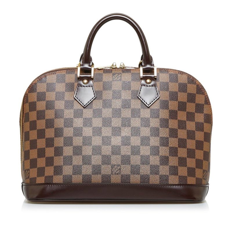 LOUIS VUITTON Damier Alma Handbag N53151 Brown PVC Leather Ladies - Logoexplore