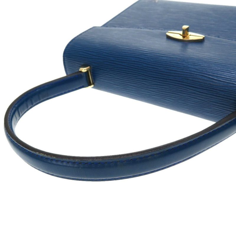 Louis Vuitton Epi Malesherbes Blue M52375 Handbag - Logoexplore - Image 4