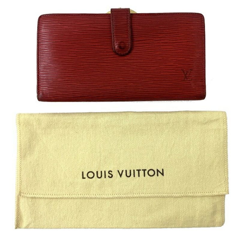 Louis Vuitton Continental Vienois Castilian Red Epi M63257 Gamaguchi Long Wallet Leather MI0032 LOUIS VUITTON Ladies - Logoexplore - Image 6