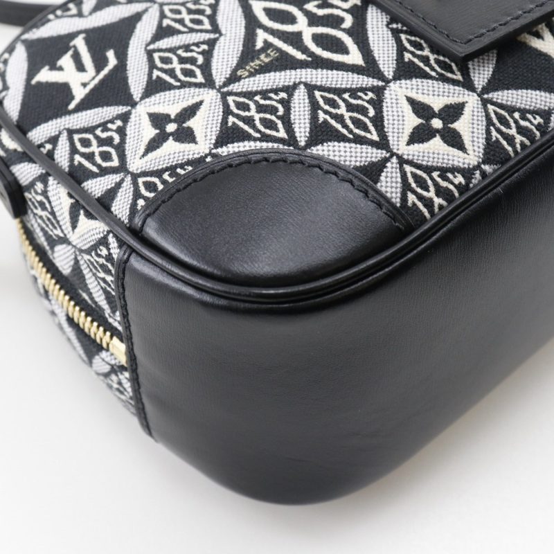 LOUIS VUITTON Deauville Mini SINCE1854 Nicolas Ghesquiere M57205 x Monogram Jacquard Black PL3270 Women's Shoulder Bag - Logoexplore - Image 4