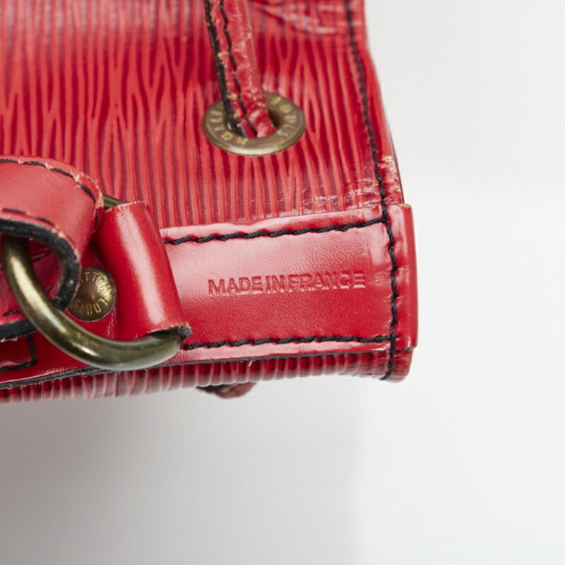 LOUIS VUITTON Epi Petite Noe Shoulder Bag M44107 Red Leather Women's - Logoexplore - Image 10