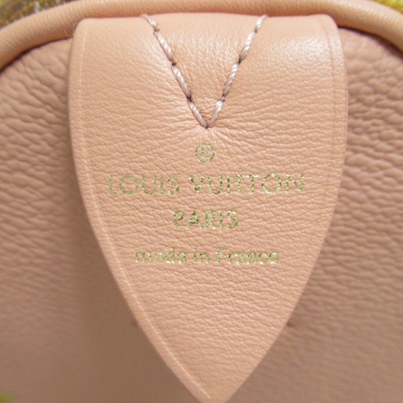 LOUIS VUITTON Fragonard Speedy 30 handbag Pink Masters collection PVC coated canvas M43307 - Logoexplore - Image 9
