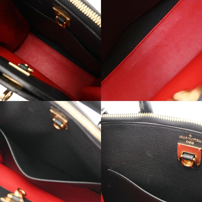 LOUIS VUITTON City Steamer PM Noir/Rouge M54868 Women's Taurillon Leather Bag - Logoexplore - Image 10