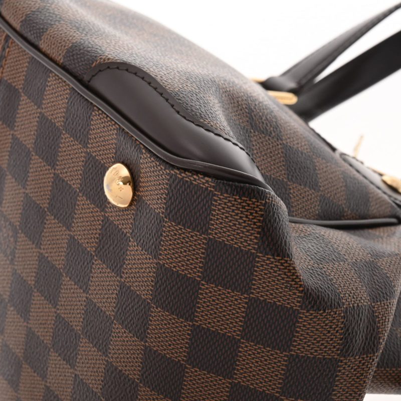 LOUIS VUITTON Damier Verona PM Brown N41117 Women's Canvas Handbag - Logoexplore - Image 7