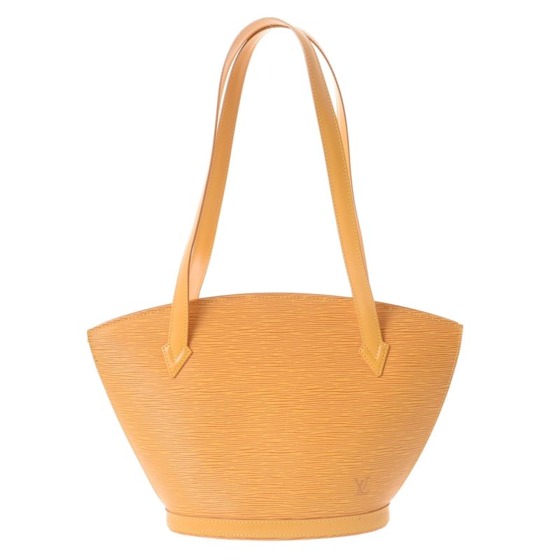 LOUIS VUITTON Epi San Jack Poignier Long Yellow M52339 Ladies Leather Shoulder Bag - Logoexplore