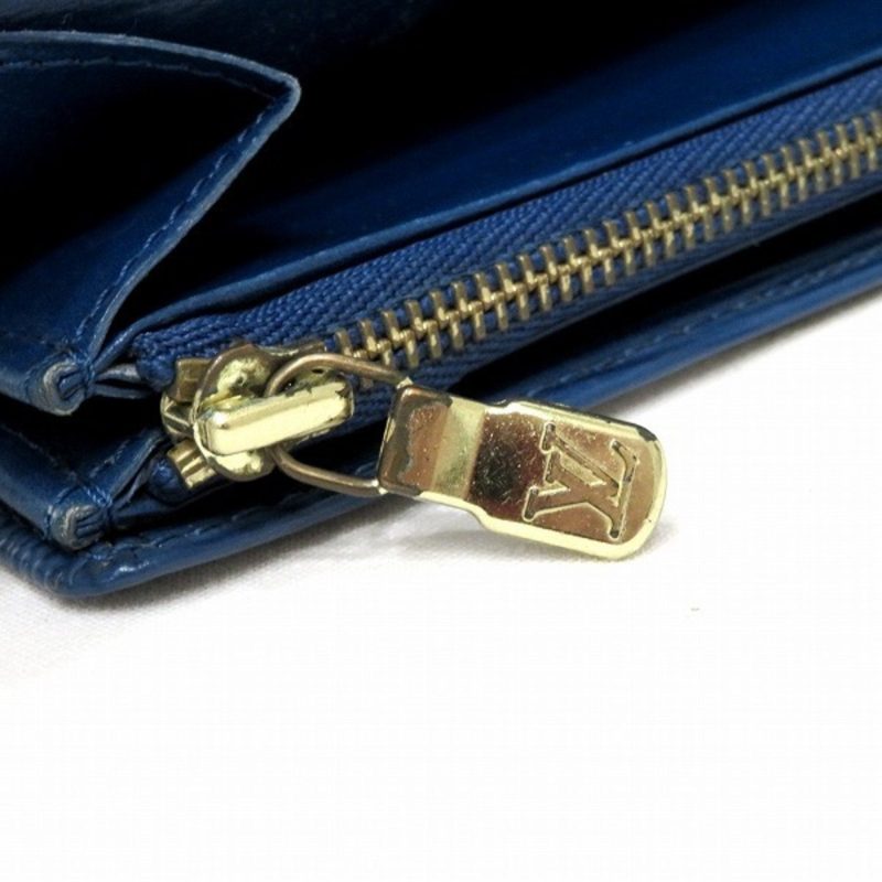 LOUIS VUITTON Epi Pochette Porto Mone Credit M63565 Long Wallet Bifold Unisex - Logoexplore - Image 7