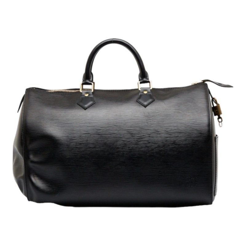 LOUIS VUITTON Epi Speedy 35 Handbag Boston Bag M42992 Noir Black Leather Ladies - Logoexplore