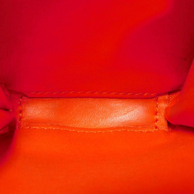 LOUIS VUITTON Coin Case Porte Monet Chapeau Embossed Patent Monogram Vernis Rose Orange Sunset M93691 Women's Wallet - Logoexplore - Image 7
