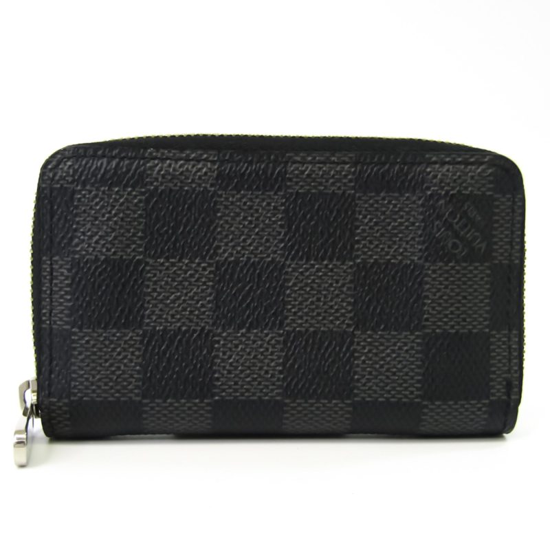 Louis Vuitton Damier Graphite Zippy Coin Purse N63076 Men's Damier Graphite Coin Purse/coin Case Damier Graphite - Logoexplore