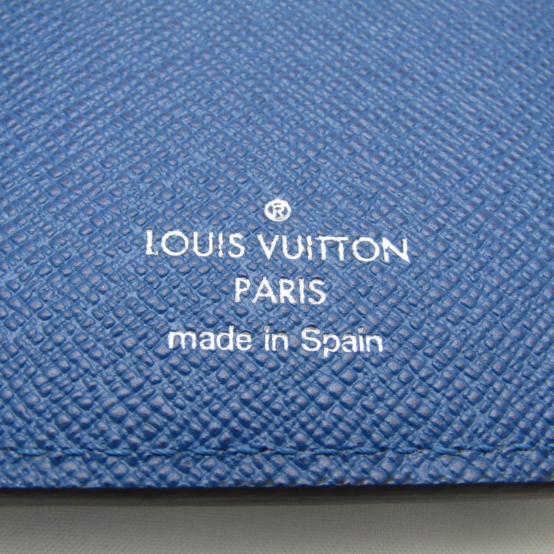 LOUIS VUITTON Epi Brazza Wallet M60616 Men's Epi Leather Long Wallet [bi-fold] Bleu Celeste - Logoexplore - Image 9