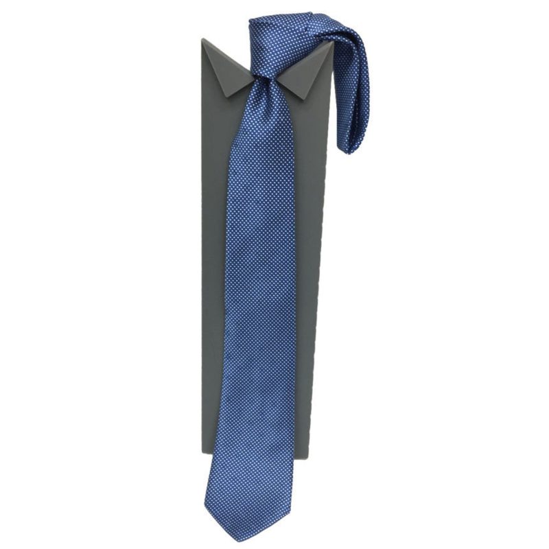 LOUIS VUITTON dot tie M78559 blue silk 100% men's - Logoexplore - Image 2