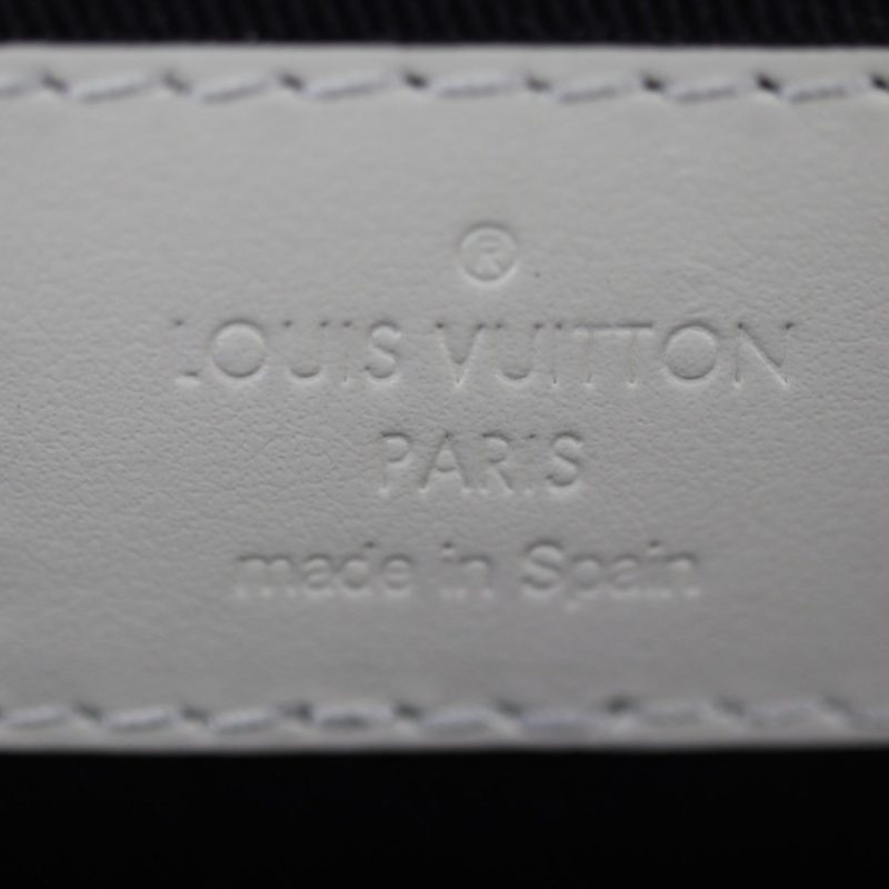 LOUIS VUITTON Christopher Tote Bag M58477 Taurillon Leather Bronne White Matte Black Hardware 2WAY Shoulder - Logoexplore - Image 10