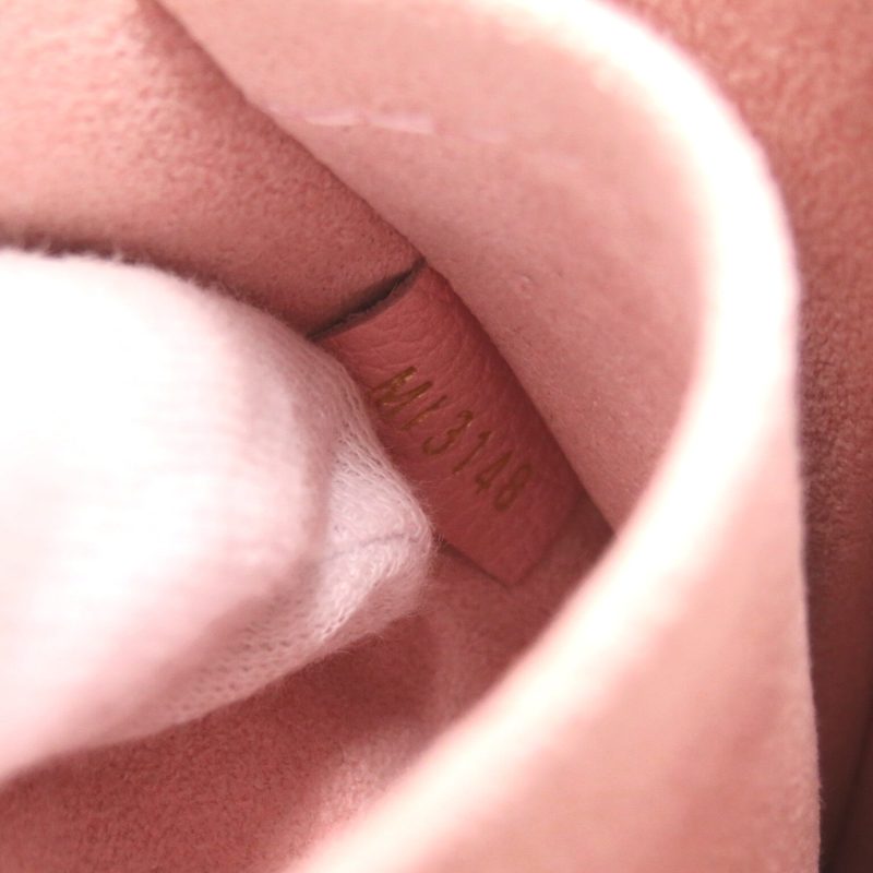 LOUIS VUITTON Brown Pink Magnolia Damier PVC coated canvas leather N44244 - Logoexplore - Image 7