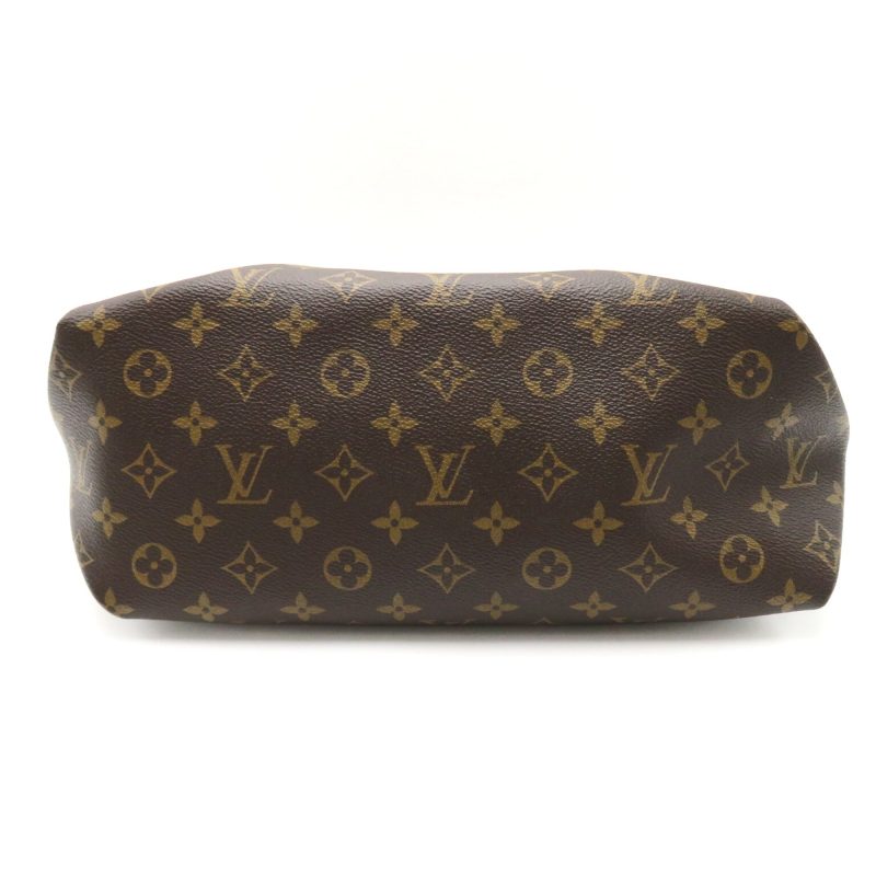 LOUIS VUITTON Flower zip tote MM Brown Red Bordeaux Monogram PVC coated canvas leather M44348 - Logoexplore - Image 4
