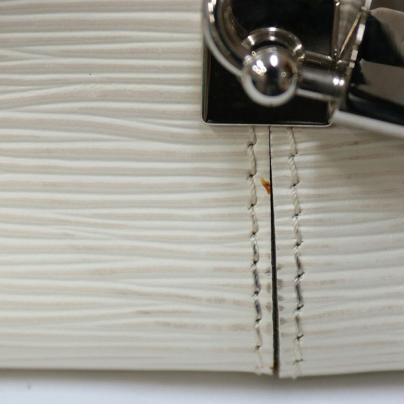 LOUIS VUITTON Bowling Montaigne GM Epi Shoulder Bag Leather M5931J White Ladies - Logoexplore - Image 9