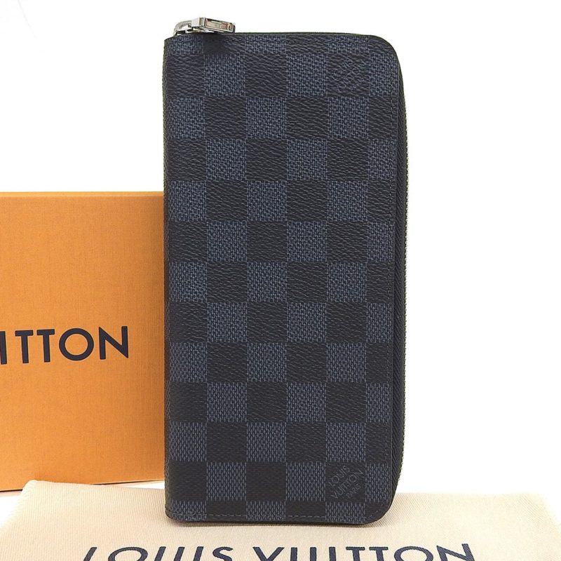 Louis Vuitton Damier Cobalt Zippy Wallet Vertical Long N62240 - Logoexplore