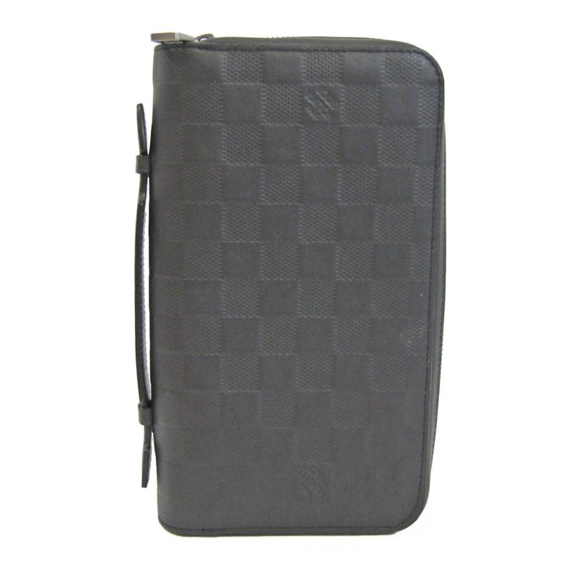 LOUIS VUITTON Damier Infini Zippy XL Wallet N61254 Men's Damier Infini Long Bill Wallet [bi-fold] Onyx - Logoexplore