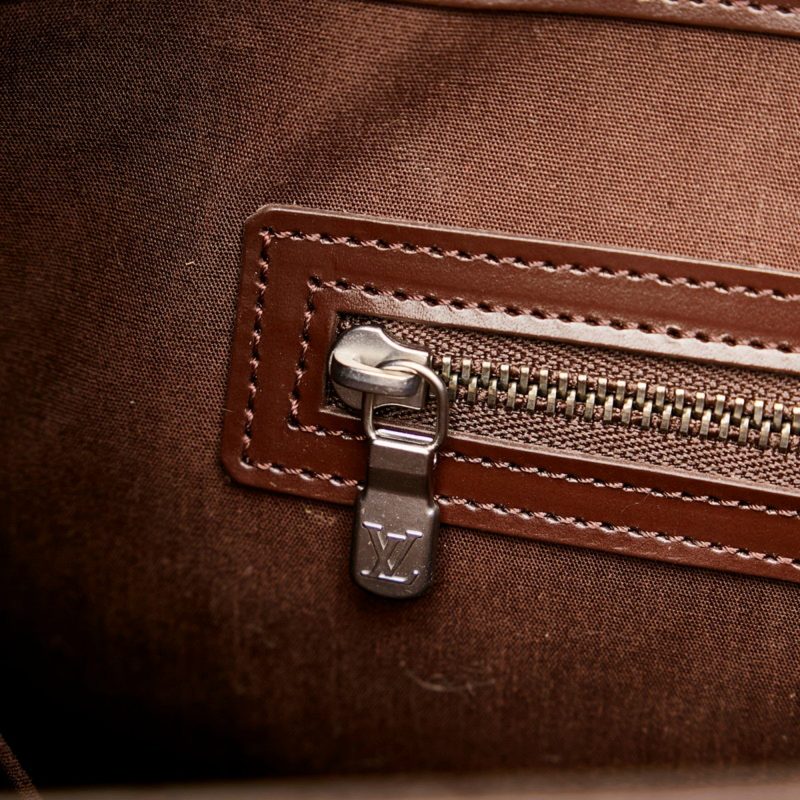 Louis Vuitton Epi Saint-Tropez Handbag Shoulder Bag M5246D Mocha Brown Leather Women's LOUIS VUITTON - Logoexplore - Image 9