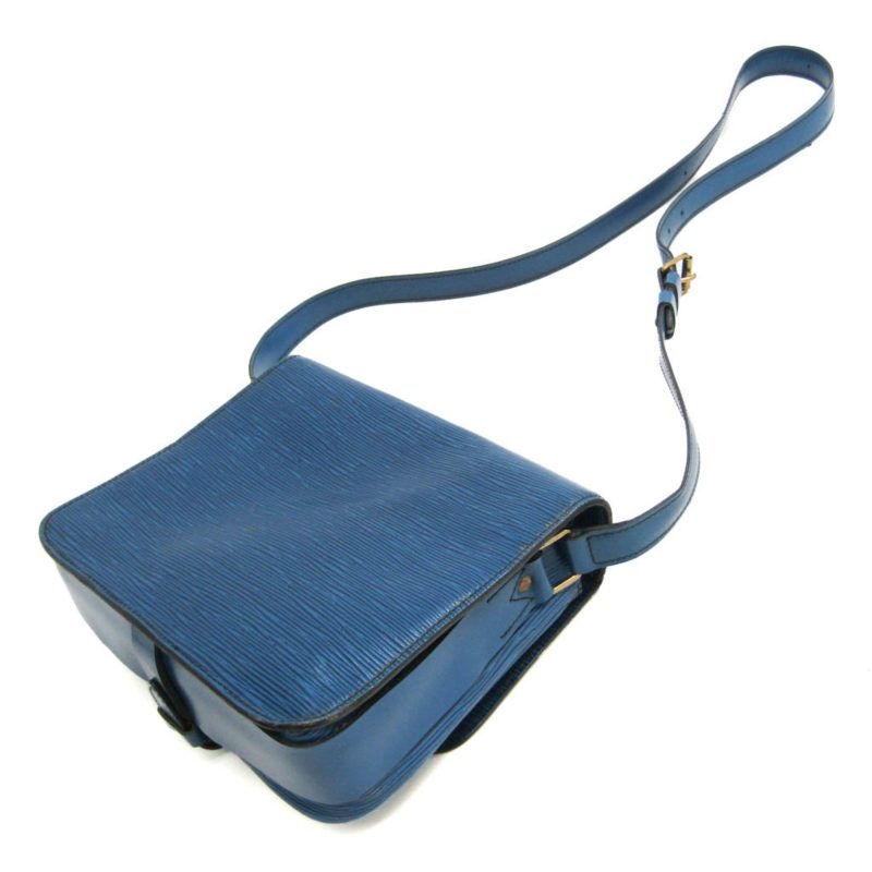 LOUIS VUITTON Epi Cartouchiere M52245 Women's Shoulder Bag Toledo Blue - Logoexplore - Image 2