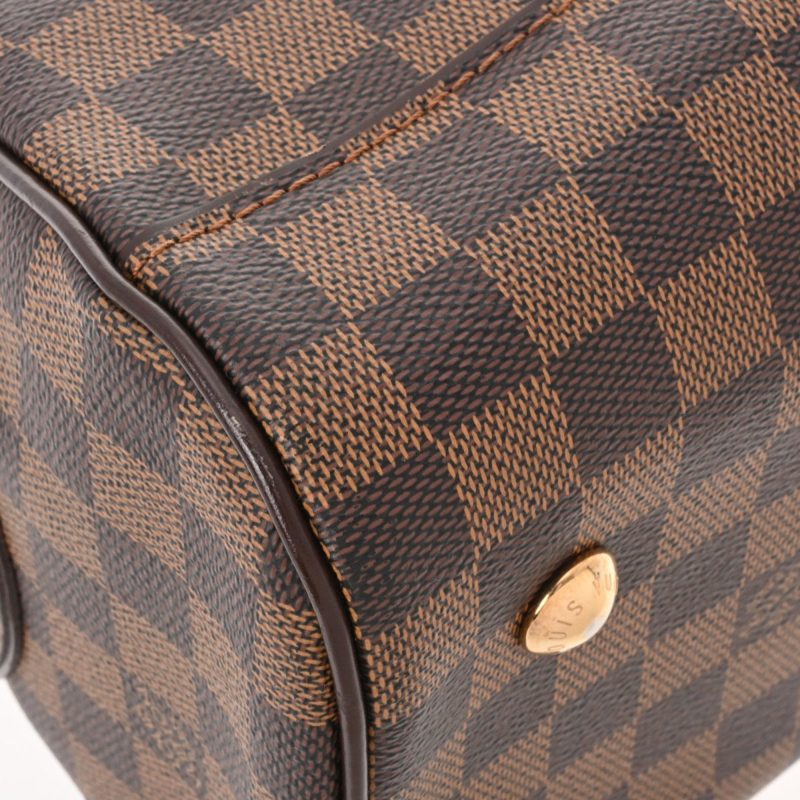 LOUIS VUITTON Damier Duomo Brown N60008 Women's Canvas Handbag - Logoexplore - Image 9