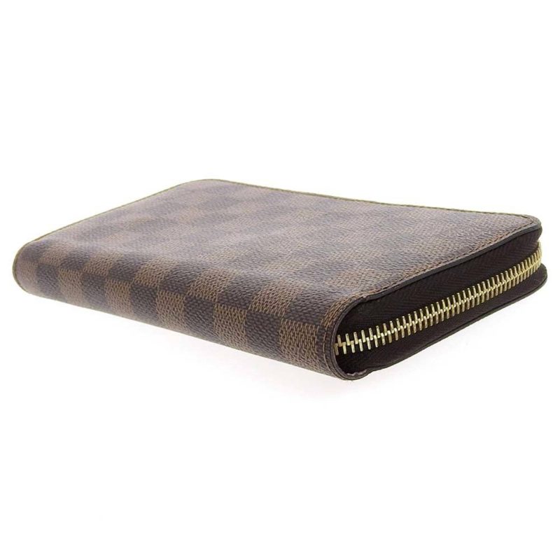 LOUIS VUITTON Damier Zippy Round Long Wallet Ebene Rose Ballerine N60046 - Logoexplore - Image 7